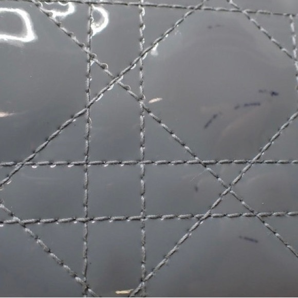 Lady Dior Cannage continental Wallet in Patent - Picture 10 of 10